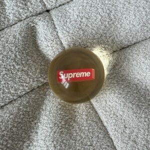 10pcs Supreme Box Logo Rubber Bouncy Super Ball Clear Red 3D Look 1.75"
